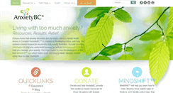 Desktop Screenshot of anxietybc.com
